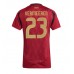 Maillot de foot Belgique Arthur Vermeeren #23 Domicile vêtements Femmes Europe 2024 Manches Courtes